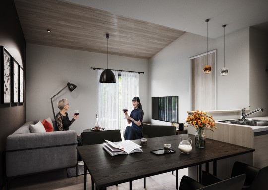 かさねるふたりの家