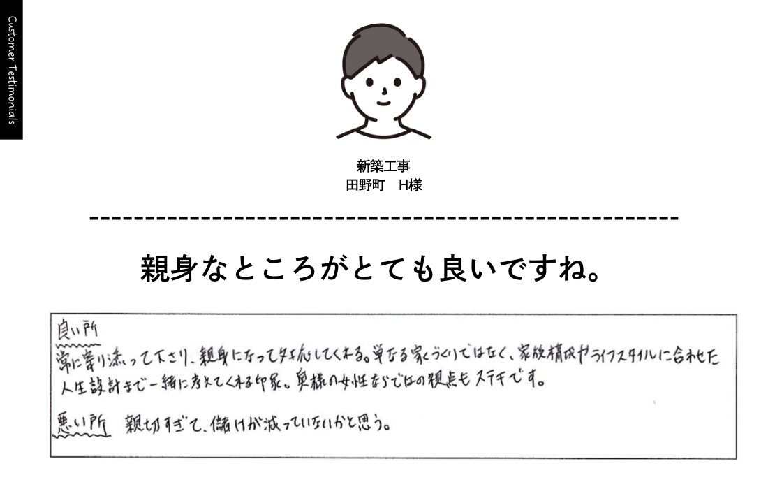 お客様の声